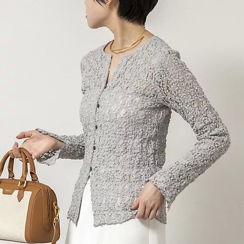 【ノーリーズソフィー/NOLLEY'S sophi】のウォッシャブルストレッチレース両前カーディガン インテリア・キッズ・メンズ・レディースファッション・服の通販 founy(ファウニー) https://founy.com/ ファッション Fashion レディースファッション Fashion for Women トップス・カットソー Cut & Sew Tops カーディガン・羽織り Layered Style Cardigans 2026年 2026 2026春夏・S/S Spring/Summer 2026 SS26 インナー Innerwear カーディガン Cardigan, Knitwear ストレッチ Stretch, Stretchy Fabric タイトスカート Pencil Skirt, Tight Skirt フィット Fit, Slim Fit ペプラム Peplum, Flared Hem レース Lace, Lace Fabric 春 Spring |ID: prp329100004964066 ipo3291000000037249092