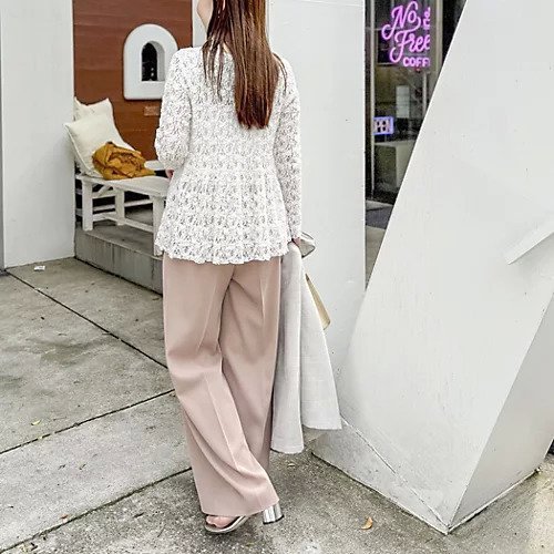 【ノーリーズソフィー/NOLLEY'S sophi】の《セットアップ対応》ウォッシャブルストレッチレースペプラムプルオーバー 大人の最旬トレンドファッション＆コーディネート founy(ファウニー) 　ファッション　Fashion　レディースファッション　Fashion for Women　トップス・カットソー　Cut & Sew Tops　カジュアルプルオーバー・ニットトップス　Pullovers & Knit Tops / Casual Pullovers　2026年　2026　2026春夏・S/S　Spring/Summer 2026 SS26　おすすめ　Recommended / Our Picks　インナー　Innerwear　スウェット / スエット　Sweatshirt, Sweatwear　ストレッチ　Stretch, Stretchy Fabric　セットアップ　Set-Up, Coordinated Outfit　フィット　Fit, Slim Fit　レース　Lace, Lace Fabric　春　Spring　other-3|ID: prp329100004964067 ipo3291000000037249101