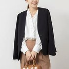 【ノーリーズ/NOLLEY'S】のウォッシャブルフロントフリルVネックブラウス ホワイト|ID: prp329100004964070 ipo3291000000037249114