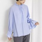 【ノーリーズ/NOLLEY'S】のウォッシャブル襟フリルプルオーバーブラウス サックス|ID: prp329100004964071 ipo3291000000037249118