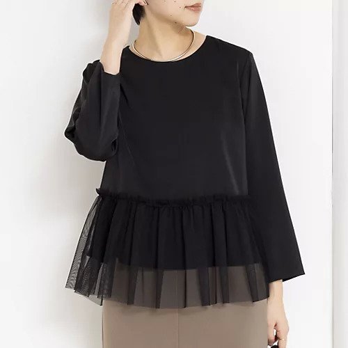 【ノーリーズ/NOLLEY'S】のウォッシャブルオトナサテンペプラムブラウス インテリア・キッズ・メンズ・レディースファッション・服の通販 founy(ファウニー) https://founy.com/ ファッション Fashion レディースファッション Fashion for Women トップス・カットソー Cut & Sew Tops シャツ・ブラウス・オフィスカジュアル Elegant Blouses & Button-Ups 2026年 2026 2026春夏・S/S Spring/Summer 2026 SS26 おすすめ Recommended / Our Picks オケージョン Occasion Wear サテン Satin, Glossy Fabric シンプル Simple, Minimal ジャケット Jacket, Outerwear タイトスカート Pencil Skirt, Tight Skirt チュール Tulip, Tulip Motif ペプラム Peplum, Flared Hem ワイド Wide, Wide Fit |ID: prp329100004964072 ipo3291000000037249122