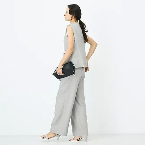 【ノーリーズソフィー/NOLLEY'S sophi】の《セットアップ対応》ウォッシャブルドライシャークペプラムジレ 大人の最旬トレンドファッション＆コーディネート founy(ファウニー) 　ファッション　Fashion　レディースファッション　Fashion for Women　アウター　Coat / Outerwear Collection　トップス・カットソー　Cut & Sew Tops　ベスト&ジレ / 重ね着スタイル　Vests & Gilets　2026年　2026　2026春夏・S/S　Spring/Summer 2026 SS26　おすすめ　Recommended / Our Picks　ジャケット　Jacket, Outerwear　セットアップ　Set-Up, Coordinated Outfit　タンク　Tank Top, Sleeveless Top　other-3|ID: prp329100004964074 ipo3291000000037249135