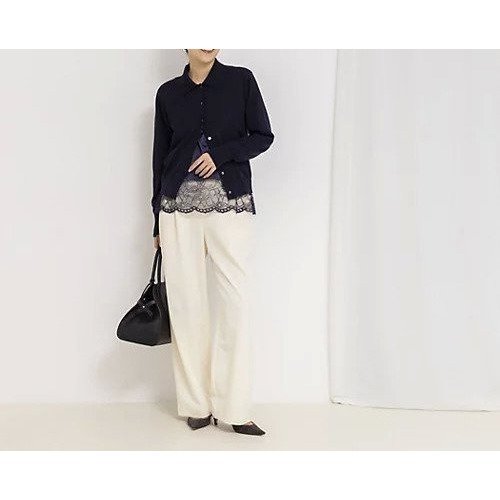 【ノーリーズ/NOLLEY'S】のウォッシャブル裾レース2WAYオトナサテンブラウス 大人の最旬トレンドファッション＆コーディネート founy(ファウニー) 　ファッション　Fashion　レディースファッション　Fashion for Women　トップス・カットソー　Cut & Sew Tops　シャツ・ブラウス・オフィスカジュアル　Elegant Blouses & Button-Ups　2025年　2025　2025-2026秋冬・A/W　Autumn/Winter 2025–26 AW25–26　インナー　Innerwear　ウォッシャブル　Machine Washable　サテン　Satin, Glossy Fabric　スカラップ　Scallop, Scalloped Edge　ストレッチ　Stretch, Stretchy Fabric　スリット　Slit, Slit Detail　トレンド　Trend, Trending Now　フェミニン　Feminine, Girly　レース　Lace, Lace Fabric　other-2|ID: prp329100004964093 ipo3291000000037249237