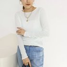 【ノーリーズ/NOLLEY'S】のウォッシャブルシアー配色ロンT サックス|ID: prp329100004964109 ipo3291000000037249316