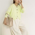 【ノーリーズ/NOLLEY'S】の《手洗い可能》ランダムビジューカーディガン ミントグリーン|ID: prp329100004964113 ipo3291000000037249337