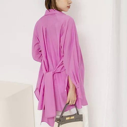 【ノーリーズ/NOLLEY'S】のウォッシャブルウエストリボン2WAYロングシャツ インテリア・キッズ・メンズ・レディースファッション・服の通販 founy(ファウニー) https://founy.com/ ファッション Fashion レディースファッション Fashion for Women トップス・カットソー Cut & Sew Tops シャツ・ブラウス・オフィスカジュアル Elegant Blouses & Button-Ups 2026年 2026 2026春夏・S/S Spring/Summer 2026 SS26 シアー Sheer, See-Through ブライト Bright, Shiny ロング Long, Long-Length |ID: prp329100004964114 ipo3291000000037249341