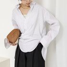 【リエミラー/Rie Miller】のウォッシャブルレギュラーカラー2WAYシャツ ホワイト系4|ID: prp329100004964116 ipo3291000000037249368