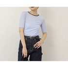 【ノーリーズ/NOLLEY'S】の【MAQWEL/マクウェル】ウォッシャブルバックリボン五分袖プルオーバー サックス|ID: prp329100004964126 ipo3291000000037249434
