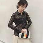 【ノーリーズ/NOLLEY'S】の【MAQWEL/マクウェル】ウォッシャブルストレッチレースシャツ ブラック|ID: prp329100004964127 ipo3291000000037249438