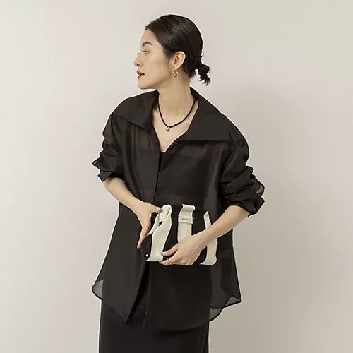 【ノーリーズ/NOLLEY'S】の【MAQWEL/マクウェル】ウォッシャブルオープンカラーシアーブラウス インテリア・キッズ・メンズ・レディースファッション・服の通販 founy(ファウニー) https://founy.com/ ファッション Fashion レディースファッション Fashion for Women トップス・カットソー Cut & Sew Tops シャツ・ブラウス・オフィスカジュアル Elegant Blouses & Button-Ups 2026年 2026 2026春夏・S/S Spring/Summer 2026 SS26 おすすめ Recommended / Our Picks インナー Innerwear サテン Satin, Glossy Fabric シアー Sheer, See-Through スラックス Slacks, Dress Pants デニム Denim, Jeans Material ベーシック Basic, Essential |ID: prp329100004964128 ipo3291000000037249442