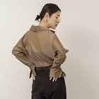 【ノーリーズ/NOLLEY'S】の【MAQWEL/マクウェル】ウォッシャブルオープンカラーシアーブラウス カーキ|ID: prp329100004964128 ipo3291000000037249445