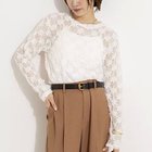 【ノーリーズ/NOLLEY'S】のウォッシャブルレースロンT ホワイト|ID: prp329100004964132 ipo3291000000037249468