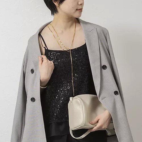 【ノーリーズソフィー/NOLLEY'S sophi】のウォッシャブルフェザースパンコールチュールキャミブラウス インテリア・キッズ・メンズ・レディースファッション・服の通販 founy(ファウニー) https://founy.com/ ファッション Fashion レディースファッション Fashion for Women トップス・カットソー Cut & Sew Tops キャミソール&ノースリーブ Camisoles & Sleeveless Tops シャツ・ブラウス・オフィスカジュアル Elegant Blouses & Button-Ups 2026年 2026 2026春夏・S/S Spring/Summer 2026 SS26 おすすめ Recommended / Our Picks インナー Innerwear ジャケット Jacket, Outerwear スパンコール Sequins, Sequin Embellishment チュール Tulip, Tulip Motif ラップ Wrap, Wrap Design |ID: prp329100004964139 ipo3291000000037249509
