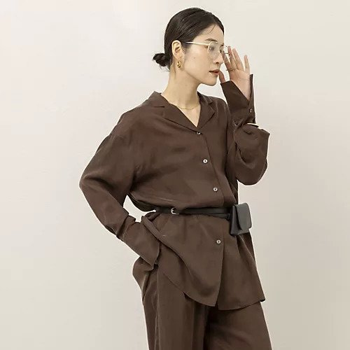 【ノーリーズ/NOLLEY'S】の《セットアップ対応》【MAQWEL/マクウェル】ウォッシャブルサテンシャツ インテリア・キッズ・メンズ・レディースファッション・服の通販 founy(ファウニー) https://founy.com/ ファッション Fashion レディースファッション Fashion for Women トップス・カットソー Cut & Sew Tops シャツ・ブラウス・オフィスカジュアル Elegant Blouses & Button-Ups 2026年 2026 2026春夏・S/S Spring/Summer 2026 SS26 おすすめ Recommended / Our Picks とろみ Fluid, Flowy Fabric なめらか Smooth, Silky Texture キュプラ Cupro, Eco Fabric サテン Satin, Glossy Fabric セットアップ Set-Up, Coordinated Outfit ノースリーブ Sleeveless, No-Sleeve エレガント 上品 Elegant |ID: prp329100004964145 ipo3291000000037249538