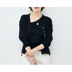 【ノーリーズ/NOLLEY'S】の【一部WEB限定カラー】《手洗い可能》エアリータッチゆったりVネックカーディガン 大人の最旬トレンドファッション＆コーディネート founy(ファウニー) ファッション Fashion レディースファッション Fashion for Women トップス・カットソー Cut & Sew Tops カーディガン・羽織り Layered Style Cardigans Vネックトップス V-Neck Tops / V-Cut Neckline Shirts 2026年 2026 2026春夏・S/S Spring/Summer 2026 SS26 オレンジ Orange カーディガン Cardigan, Knitwear ベビー Baby, Babywear ベーシック Basic, Essential 夏 Summer 羽織 Haori, Light Jacket thumbnail ブラック|ID: prp329100004964147 ipo3291000000037249554