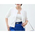 【ノーリーズ/NOLLEY'S】の《手洗い可能》コットンテックス6分袖カーディガン ホワイト|ID: prp329100004964148 ipo3291000000037249565