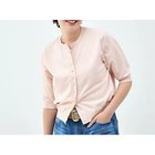 【ノーリーズ/NOLLEY'S】の《手洗い可能》コットンテックス6分袖カーディガン サーモンピンク|ID: prp329100004964148 ipo3291000000037249568