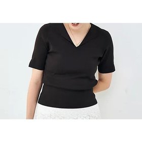 【ノーリーズソフィー/NOLLEY'S sophi】の《手洗い可能》トライアングルカラー総針5分袖プルオーバー 大人の最旬トレンドファッション＆コーディネート founy(ファウニー) ファッション Fashion レディースファッション Fashion for Women トップス・カットソー Cut & Sew Tops カジュアルプルオーバー・ニットトップス Pullovers & Knit Tops / Casual Pullovers 2026年 2026 2026春夏・S/S Spring/Summer 2026 SS26 インナー Innerwear シンプル Simple, Minimal ジャケット Jacket, Outerwear スリット Slit, Slit Detail デニム Denim, Jeans Material トライアングル Triangle, Triangular Shape レース Lace, Lace Fabric |ID:prp329100004964152