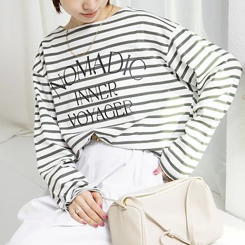 【ノーリーズ/NOLLEY'S】の【WEB限定】ウォッシャブルボーダープリントロンTee インテリア・キッズ・メンズ・レディースファッション・服の通販 founy(ファウニー) https://founy.com/ ファッション Fashion レディースファッション Fashion for Women トップス・カットソー Cut & Sew Tops ロングTシャツ・Tシャツ Longline T-Shirts & Tees 2026年 2026 2026春夏・S/S Spring/Summer 2026 SS26 インナー Innerwear カーディガン Cardigan, Knitwear ジャケット Jacket, Outerwear スラックス Slacks, Dress Pants デニム Denim, Jeans Material バランス Balance, Style Balance プリント Print, Printed Pattern ボーダー Border, Stripe ロング Long, Long-Length 定番 Standard, Basic Item |ID: prp329100004964158 ipo3291000000037249623