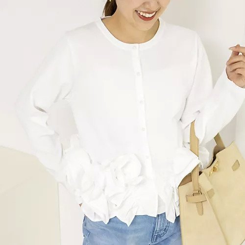 【ノーリーズ/NOLLEY'S】の【WEB限定】ウォッシャブルフラワーモチーフカーディガン インテリア・キッズ・メンズ・レディースファッション・服の通販 founy(ファウニー) https://founy.com/ ファッション Fashion レディースファッション Fashion for Women トップス・カットソー Cut & Sew Tops カーディガン・羽織り Layered Style Cardigans 花柄・フラワープリント・モチーフ Floral Prints & Motifs / Flower Pattern Tops 2026年 2026 2026春夏・S/S Spring/Summer 2026 SS26 カーディガン Cardigan, Knitwear コンパクト Compact, Small Size シンプル Simple, Minimal セレモニー Ceremony パール Pearl, Pearl Accent フリル Frill, Ruffle フロント Front, Front Design ロング Long, Long-Length エレガント 上品 Elegant 羽織 Haori, Light Jacket |ID: prp329100004964160 ipo3291000000037249634