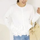 【ノーリーズ/NOLLEY'S】の【WEB限定】ウォッシャブルフラワーモチーフカーディガン オフホワイト|ID: prp329100004964160 ipo3291000000037249635