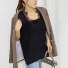 【ノーリーズ/NOLLEY'S】の《手洗い可能》Vネックレースジレ ブラック|ID: prp329100004964163 ipo3291000000037249651