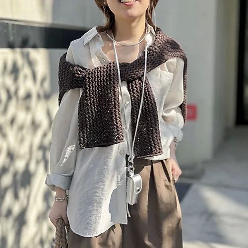 【ノーリーズ/NOLLEY'S】のウォッシャブルセルロースシルクシアーシャツ 大人の最旬トレンドファッション＆コーディネート founy(ファウニー) 　ファッション　Fashion　レディースファッション　Fashion for Women　トップス・カットソー　Cut & Sew Tops　シャツ・ブラウス・オフィスカジュアル　Elegant Blouses & Button-Ups　2026年　2026　2026春夏・S/S　Spring/Summer 2026 SS26　おすすめ　Recommended / Our Picks　シルク　Silk, 100% Silk　デニム　Denim, Jeans Material　夏　Summer　other-3|ID: prp329100004964166 ipo3291000000037249672