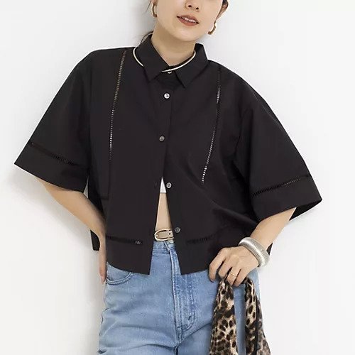 【ノーリーズ/NOLLEY'S】のウォッシャブルはしごレース半袖ショートシャツ インテリア・キッズ・メンズ・レディースファッション・服の通販 founy(ファウニー) https://founy.com/ ファッション Fashion レディースファッション Fashion for Women トップス・カットソー Cut & Sew Tops シャツ・ブラウス・オフィスカジュアル Elegant Blouses & Button-Ups 2026年 2026 2026春夏・S/S Spring/Summer 2026 SS26 ウォッシャブル Machine Washable キャミワンピース Cami Dress, Slip Dress ショート Short, Short Length シンプル Simple, Minimal タイトスカート Pencil Skirt, Tight Skirt レース Lace, Lace Fabric エレガント 上品 Elegant 切替 Switching, Contrast Panel 半袖 Short Sleeve, Half Sleeve |ID: prp329100004964167 ipo3291000000037249678