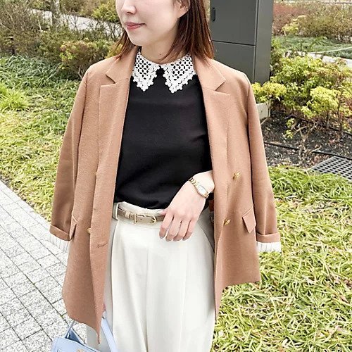 【ノーリーズ/NOLLEY'S】の【WEB&一部店舗限定カラー】《手洗い可能》襟レース取り外し6分袖プルオーバー インテリア・キッズ・メンズ・レディースファッション・服の通販 founy(ファウニー) 　ファッション　Fashion　レディースファッション　Fashion for Women　トップス・カットソー　Cut & Sew Tops　カジュアルプルオーバー・ニットトップス　Pullovers & Knit Tops / Casual Pullovers　2025年　2025　2025-2026秋冬・A/W　Autumn/Winter 2025–26 AW25–26　2026年　2026　2026春夏・S/S　Spring/Summer 2026 SS26　ストレッチ　Stretch, Stretchy Fabric　ベビー　Baby, Babywear　レース　Lace, Lace Fabric　エレガント 上品　Elegant　夏　Summer　春　Spring　S/S・春夏　SS, Spring/Summer, Warm Season　ブラック|ID: prp329100004964168 ipo3291000000037249687