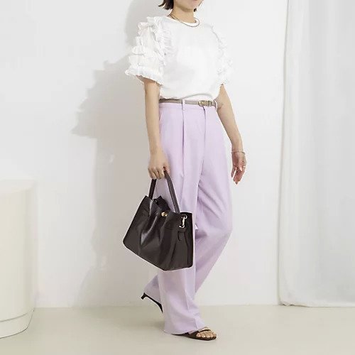 【ノーリーズ/NOLLEY'S】の【WEB限定】袖コンシャスプルオーバー 大人の最旬トレンドファッション＆コーディネート founy(ファウニー) 　ファッション　Fashion　レディースファッション　Fashion for Women　トップス・カットソー　Cut & Sew Tops　カジュアルプルオーバー・ニットトップス　Pullovers & Knit Tops / Casual Pullovers　2026年　2026　2026春夏・S/S　Spring/Summer 2026 SS26　シンプル　Simple, Minimal　デニム　Denim, Jeans Material　バランス　Balance, Style Balance　フリル　Frill, Ruffle　ボトム　Bottoms, Lower Wear　other-3|ID: prp329100004964194 ipo3291000000037249991