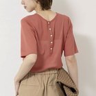 【ノーリーズ/NOLLEY'S】のウォッシャブルコットンチュールバックヘンリー2WAYプルオーバー レンガ|ID: prp329100004964199 ipo3291000000037250019