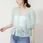 【ノーリーズソフィー/NOLLEY'S sophi】のウォッシャブルワッシャーオーガンジーカットジャガードブラウス ミントグリーン|ID: prp329100004964200 ipo3291000000037250025