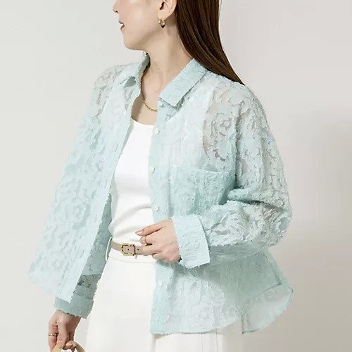 【ノーリーズソフィー/NOLLEY'S sophi】のウォッシャブルワッシャーオーガンジーカットジャガードショートシャツ インテリア・キッズ・メンズ・レディースファッション・服の通販 founy(ファウニー) https://founy.com/ ファッション Fashion レディースファッション Fashion for Women トップス・カットソー Cut & Sew Tops シャツ・ブラウス・オフィスカジュアル Elegant Blouses & Button-Ups 2026年 2026 2026春夏・S/S Spring/Summer 2026 SS26 おすすめ Recommended / Our Picks オーガンジー Organza Fabric ショート Short, Short Length ワイド Wide, Wide Fit 夏 Summer |ID: prp329100004964201 ipo3291000000037250029