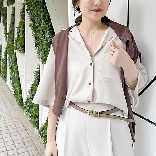 【ノーリーズソフィー/NOLLEY'S sophi】の《セットアップ対応》ウォッシャブルエアリージョーゼットショートシャツ インテリア・キッズ・メンズ・レディースファッション・服の通販 founy(ファウニー) https://founy.com/ ファッション Fashion レディースファッション Fashion for Women トップス・カットソー Cut & Sew Tops シャツ・ブラウス・オフィスカジュアル Elegant Blouses & Button-Ups 2026年 2026 2026春夏・S/S Spring/Summer 2026 SS26 ウォッシャブル Machine Washable ショート Short, Short Length ジョーゼット Georgette, Semi-Sheer Fabric ストレッチ Stretch, Stretchy Fabric セットアップ Set-Up, Coordinated Outfit 羽織 Haori, Light Jacket |ID: prp329100004964209 ipo3291000000037250071