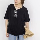 【リエミラー/Rie Miller】のウォッシャブルドローストTシャツ ブラック|ID: prp329100004964210 ipo3291000000037250077
