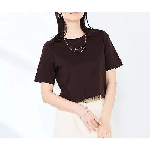 【ノーリーズソフィー/NOLLEY'S sophi】の《手洗い可能》W&Wショート丈ロゴTシャツ インテリア・キッズ・メンズ・レディースファッション・服の通販 founy(ファウニー) https://founy.com/ ファッション Fashion レディースファッション Fashion for Women トップス・カットソー Cut & Sew Tops シャツ・ブラウス・オフィスカジュアル Elegant Blouses & Button-Ups ロングTシャツ・Tシャツ Longline T-Shirts & Tees 2026年 2026 2026春夏・S/S Spring/Summer 2026 SS26 おすすめ Recommended / Our Picks ショート Short, Short Length プリント Print, Printed Pattern 今季 This Season, Current Season ビジネス 仕事 通勤 Business / Work / Commuting |ID: prp329100004964212 ipo3291000000037250088