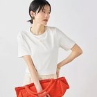 【ノーリーズソフィー/NOLLEY'S sophi】の《手洗い可能》W&Wショート丈ロゴTシャツ ホワイト系3|ID: prp329100004964212 ipo3291000000037250091