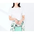 【ノーリーズソフィー/NOLLEY'S sophi】の《手洗い可能》W&Wショート丈Tシャツ ホワイト|ID: prp329100004964214 ipo3291000000037250103