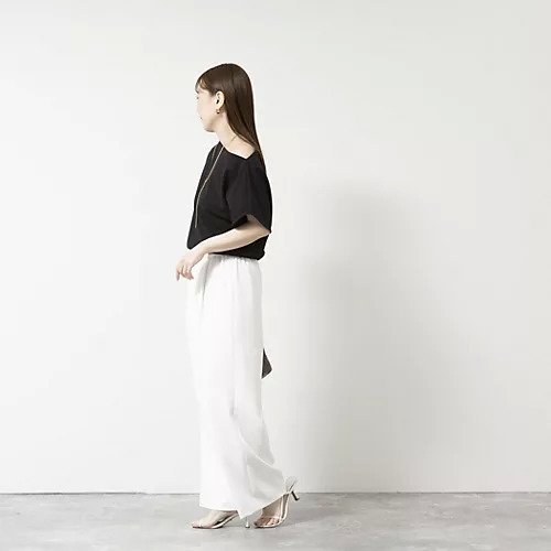 【ノーリーズソフィー/NOLLEY'S sophi】の《セットアップ対応》ウォッシャブルマルチファンクションボートネックプルオーバー 大人の最旬トレンドファッション＆コーディネート founy(ファウニー) 　ファッション　Fashion　レディースファッション　Fashion for Women　トップス・カットソー　Cut & Sew Tops　カジュアルプルオーバー・ニットトップス　Pullovers & Knit Tops / Casual Pullovers　2026年　2026　2026春夏・S/S　Spring/Summer 2026 SS26　おすすめ　Recommended / Our Picks　ストレッチ　Stretch, Stretchy Fabric　セットアップ　Set-Up, Coordinated Outfit　タイトスカート　Pencil Skirt, Tight Skirt　デコルテ　Décolleté, Neckline　ドレープ　Drape, Draping Fabric　ワンショル　One Shoulder, Asymmetrical　半袖　Short Sleeve, Half Sleeve　夏　Summer　春　Spring　ビジネス 仕事 通勤　Business / Work / Commuting　other-3|ID: prp329100004964215 ipo3291000000037250112