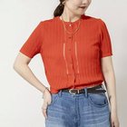 【ノーリーズソフィー/NOLLEY'S sophi】の【WALANCE/ワランス】paper rib knit 2way tops ボルドー|ID: prp329100004964216 ipo3291000000037250115