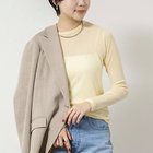 【ノーリーズソフィー/NOLLEY'S sophi】のウォッシャブルorganicコットンシアーテレコロンT イエロー|ID: prp329100004964217 ipo3291000000037250121