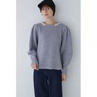 【ヒューマンウーマン/HUMAN WOMAN】のビジュー付きペプラムニット TOPグレー|ID: prp329100004964226 ipo3291000000037250169