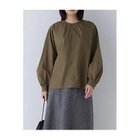 【ヒューマンウーマン/HUMAN WOMAN】のタイプライタークロスブラウス 大人の最旬トレンドファッション＆コーディネート founy(ファウニー) ファッション Fashion レディースファッション Fashion for Women トップス・カットソー Cut & Sew Tops シャツ・ブラウス・オフィスカジュアル Elegant Blouses & Button-Ups おすすめ Recommended / Our Picks スタンダード Standard, Basic パターン Pattern, Design Print ベスト Vest, Waistcoat ロング Long, Long-Length thumbnail カーキ|ID: prp329100004964237 ipo3291000000037250215