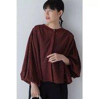 【ヒューマンウーマン/HUMAN WOMAN】のボリュームスリーブカットワークブラウス 大人の最旬トレンドファッション＆コーディネート founy(ファウニー) ファッション Fashion レディースファッション Fashion for Women トップス・カットソー Cut & Sew Tops シャツ・ブラウス・オフィスカジュアル Elegant Blouses & Button-Ups ボリューム袖・フリルスリーブブラウス Voluminous & Ruffle Sleeves / Puffy Sleeve Tops おすすめ Recommended / Our Picks インド Indian Textile ギャザー Gathered, Ruffled コンパクト Compact, Small Size シンプル Simple, Minimal スタンダード Standard, Basic ファブリック Fabric, Textile ワーク Workwear, Utility Style 秋 Autumn |ID:prp329100004964246