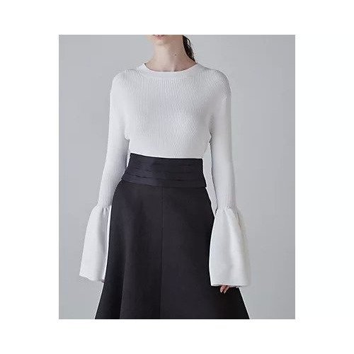 【アドーア/ADORE】のラッフルスリーブニット 大人の最旬トレンドファッション＆コーディネート founy(ファウニー) 　ファッション　Fashion　レディースファッション　Fashion for Women　トップス・カットソー　Cut & Sew Tops　ニット　Knit Tops & Sweaters　おすすめ　Recommended / Our Picks　スタンダード　Standard, Basic　フィット　Fit, Slim Fit　フェミニン　Feminine, Girly　冬　Winter / This Winter　A/W・秋冬　Autumn/Winter　 other-1|ID: prp329100004964253 ipo3291000000037250282