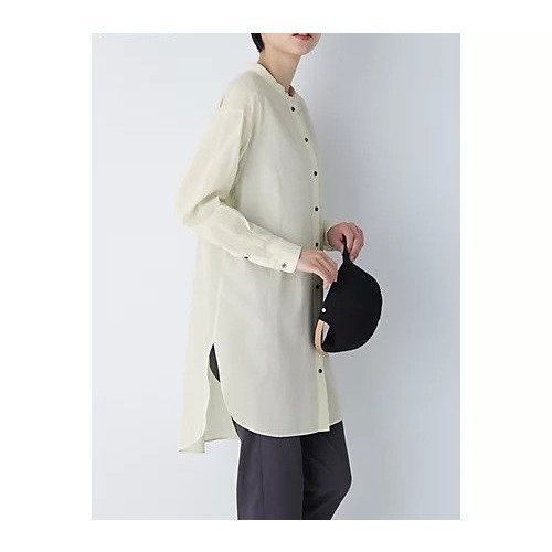【ヒューマンウーマン/HUMAN WOMAN】のロングシャツ インテリア・キッズ・メンズ・レディースファッション・服の通販 founy(ファウニー) https://founy.com/ ファッション Fashion レディースファッション Fashion for Women トップス・カットソー Cut & Sew Tops シャツ・ブラウス・オフィスカジュアル Elegant Blouses & Button-Ups おすすめ Recommended / Our Picks スタンダード Standard, Basic スリット Slit, Slit Detail チュニック Tunic, Long Top バランス Balance, Style Balance ボトム Bottoms, Lower Wear ロング Long, Long-Length エレガント 上品 Elegant 春 Spring 秋 Autumn |ID: prp329100004964257 ipo3291000000037250298