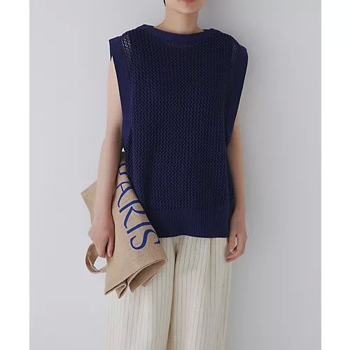 【ヒューマンウーマン/HUMAN WOMAN】のメッシュニットプルオーバー インテリア・キッズ・メンズ・レディースファッション・服の通販 founy(ファウニー) https://founy.com/ ファッション Fashion レディースファッション Fashion for Women トップス・カットソー Cut & Sew Tops ニット Knit Tops & Sweaters カジュアルプルオーバー・ニットトップス Pullovers & Knit Tops / Casual Pullovers おすすめ Recommended / Our Picks インナー Innerwear スタンダード Standard, Basic セットアップ Set-Up, Coordinated Outfit ノースリーブ Sleeveless, No-Sleeve メッシュ Mesh, Net Fabric |ID: prp329100004964267 ipo3291000000037250348