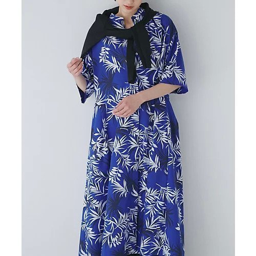 【ヒューマンウーマン/HUMAN WOMAN】のリーフプリントワンピース インテリア・キッズ・メンズ・レディースファッション・服の通販 founy(ファウニー) https://founy.com/ ファッション Fashion レディースファッション Fashion for Women ワンピース Dresses おすすめ Recommended / Our Picks スタンダード Standard, Basic プリント Print, Printed Pattern リゾート Resort, Vacation Style リーフ Leaf, Botanical Leaf エレガント 上品 Elegant 夏 Summer |ID: prp329100004964268 ipo3291000000037250352