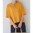【ヒューマンウーマン/HUMAN WOMAN】のサッカーストレッチブラウス オレンジ|ID: prp329100004964269 ipo3291000000037250357