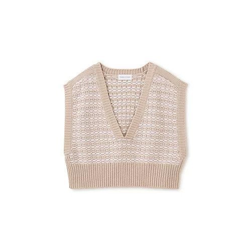【ヒューマンウーマン/HUMAN WOMAN】のジャカードVネックベスト 大人の最旬トレンドファッション＆コーディネート founy(ファウニー) 　ファッション　Fashion　レディースファッション　Fashion for Women　アウター　Coat / Outerwear Collection　トップス・カットソー　Cut & Sew Tops　ベスト&ジレ / 重ね着スタイル　Vests & Gilets　Vネックトップス　V-Neck Tops / V-Cut Neckline Shirts　おすすめ　Recommended / Our Picks　ジャカード／ジャガード　Jacquard, Woven Pattern　スタンダード　Standard, Basic　ツイード　Twill, Twill Weave　トレンド　Trend, Trending Now　バランス　Balance, Style Balance　ベスト　Vest, Waistcoat　other-2|ID: prp329100004964280 ipo3291000000037250403